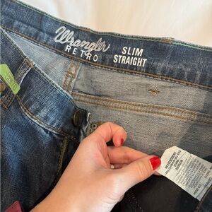 Wrangler Men's Slim Straight Denim Jeans